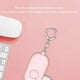 thumbnail image 3 of Alarma personal recargable Inteprter con Llavero sonido fuerte linterna de emergencia blanco, 3 of 6