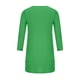 thumbnail image 5 of Vestido hasta la rodilla liso de manga tres cuartos suelto con cuello en V de algodón y lino a la moda para mujer Fridja  yut5355, 5 of 8
