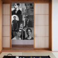 thumbnail image 2 of Cortina para puerta de Matthew Gray Gubler, cortina opaca con estampado de patrón para ventana, cortina divisoria de ambientes, tapiz para decoración del hogar, 34" de ancho x 56" de largo, 2 of 7