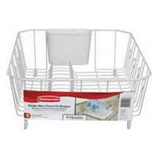Rubbermaid in-Sink Dish Drainer, Red, Large (FG6032ARRED)