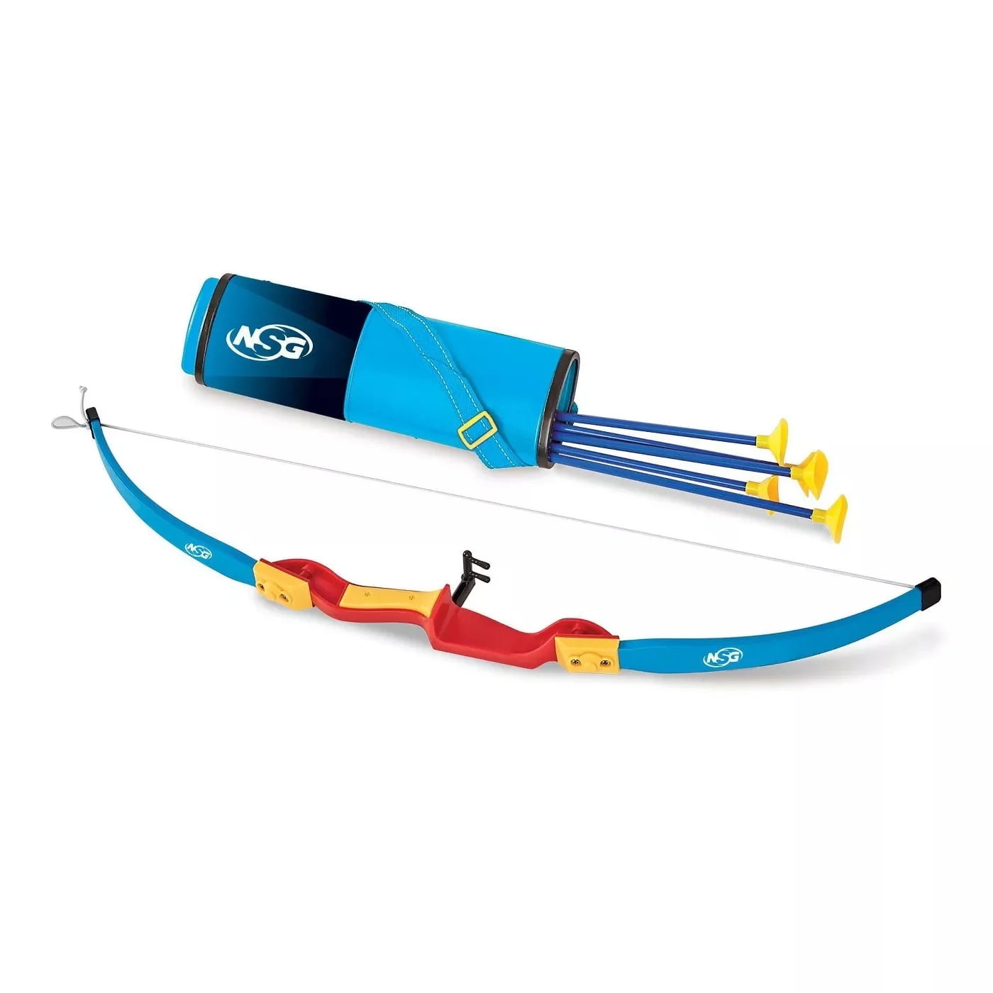 NSG Junior Archery Set with Freestanding Target and 5 Suction Cup Arrows