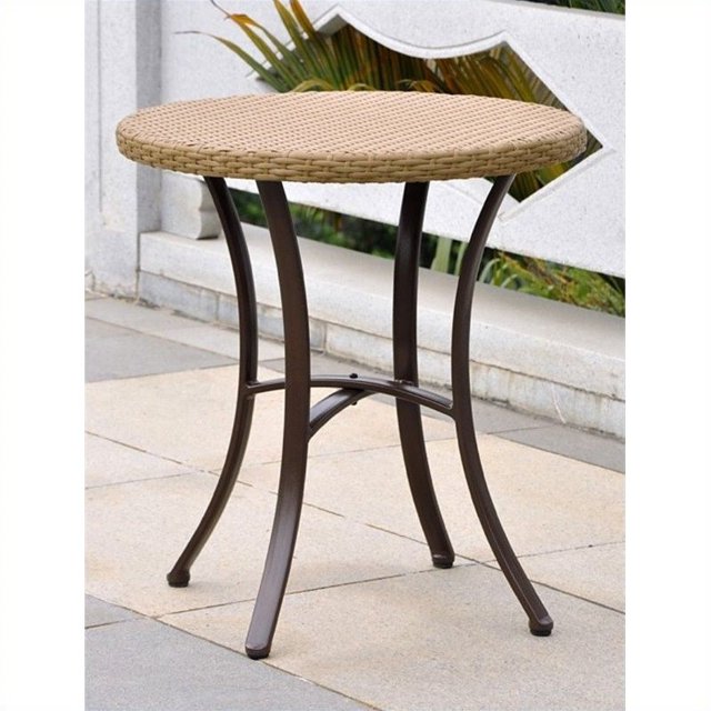 Pemberly Row Table de Bistrot Patio en Pacane au Miel