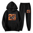 thumbnail image 3 of CONFREE Mens Tracksuit 2 Peice Sets Casual Men's Jogging Sweatsuit Set Number 23 Graphic Y2K Pullover Hoodies Pants Athletic Sweat Suit for Men, 3 of 5