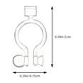 thumbnail image 2 of unbranded 50Ud Clips Transparentes Para Aretes De Resina Para Y Accesorios Personalizados, 2 of 8