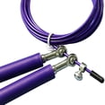 thumbnail image 3 of Speed Skipping Wire Rope Indoor Outdoor Jumping wire rope Rope Weight Loss Exercise Home Gym Workout Tool, Purple, 3 of 9
