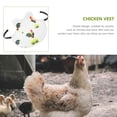 thumbnail image 3 of Masteelf Protector Chicken Saddle Apron Practical Poultry Vest Chicken Plumes 32x25cm, 3 of 8