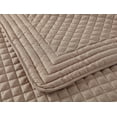thumbnail image 3 of Microfiber Stain- and Water-Resistant Diamond Quilt by Lotus Home, 3 of 5
