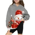 thumbnail image 2 of Mikilon Chirstmas Day Kids Clothes Size 4-14 Thermal Printed Hoodie & Sweatshirts Round Neck Long Sleeve Shirts Fall and Winter Plus Velvet Pullover Clothes, 2 of 3