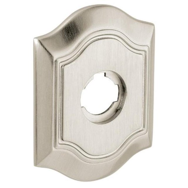 Baldwin R027112PS 3.25 in. Bethpage Rosette Passage, Polished Brass