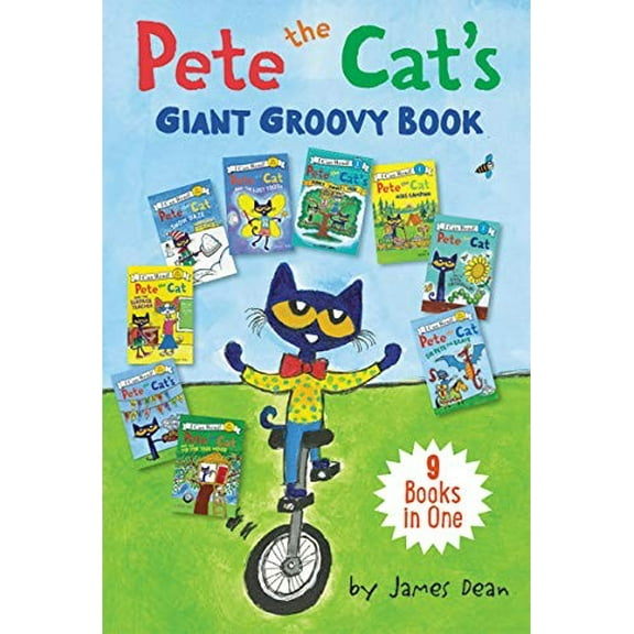 Pre-Owned Pete the Cat's Giant Groovy Book: 9 Stories in 1 Book (Hardcover) 0062868306 9780062868305