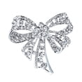 thumbnail image 2 of Wentin Reduced Brooch Diamond Brooch Rhinestone Bow Corsage Fashion Men's And Women's Clothing Brooch, 2 of 8