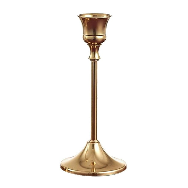 Candelabros dorados cónicas, de soporte de , decoración de moderna, de bienvenida , S S