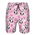 thumbnail image 3 of Fotbe Funny Panda Draws A Heart Trajes de Baño Estampados para Hombre, Shorts de Verano de Secado Rápido, Ropa de Playa, Bañadores-X-Large, 3 of 6
