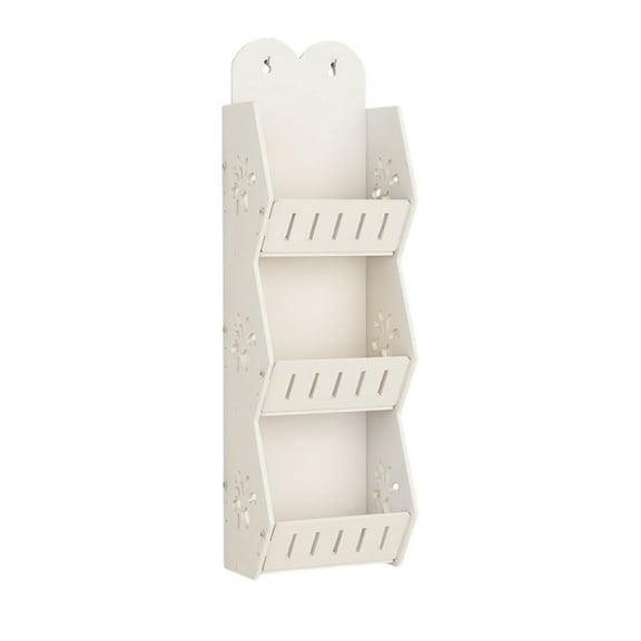 openpig Storage Cabinet for Small Spaces, Over The Toilet Cabinet for Skinny Bathroom Storage Corner Floor, Small Bathroom Storage Cabinet, (White,S)