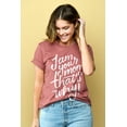thumbnail image 2 of I Am Your Mom, That's Why Women's Fashion Relaxed T-Shirt Tee Heather Rouge Medium, 2 of 3