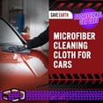 thumbnail image 4 of Microfiber Cleaning Cloth Black, Microfiber Towels for Cars, Shop Towels Cleaning Rags, Premium Wash Cloths, Absorbent Towel for SUVs, House, Kitchen, Commercial, Cleaning Supplies 12×12", 4 of 7