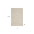 thumbnail image 3 of HomeRoots 2' X 4' Ivory And Beige Non Skid Indoor Outdoor Runner Rug, 3 of 6