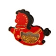 thumbnail image 3 of Colección de figuras de caballos, mascota decorativa, estatua de caballo de madera para sala de estar rojo, 3 of 7