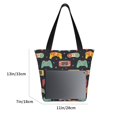 thumbnail image 3 of Kll Tote Bag For Women Retro Video Game Print Shopping Grocery Reusable Bags For Office School Shopping Travel, 3 of 7