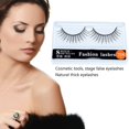 thumbnail image 6 of Stage Beauty Tools Natural Thickness Synthetic Fiber False Eyelashes 1 Pairs, 6 of 7