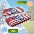 thumbnail image 5 of HUIACONG American Flag with 'Love to Golf' Fit for Summer Sports Golf Cart Seat Covers, Cute Machine Washable Portable Golf Cart Seat Covers 2 Pack for Club Car Precedent Ezgo Golf Cart Front Seat, 5 of 7