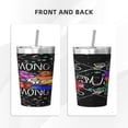 thumbnail image 3 of Termo Among Us con pajita cónica, doble pared, aislamiento al vacío, impresión de acero inoxidable, 12 oz, color blanco, 3 of 7