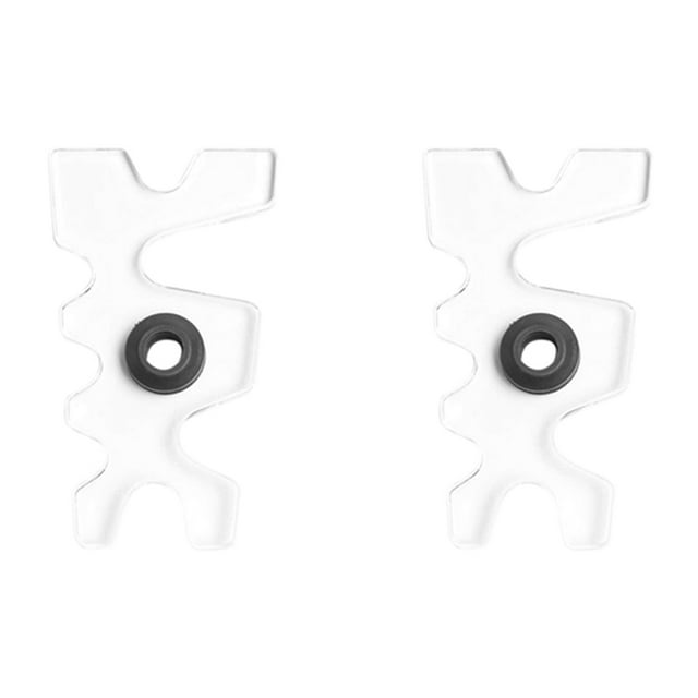 2X Tête de Pont Snooker Rack de Queue Accessoire pour Queue de Billard Accessoire, 2 x Tête de Pont Moosehead, Transparent