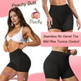 thumbnail image 4 of JGS1996 Women's Workout Gym Shorts Mid Waisted Butt Lifting Hidden Scrunch Butt Seamless Impact Booty Biker Shorts Tummy Control, 4 of 6