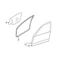 thumbnail image 2 of New Genuine Nissan Weatherstrip-Front Door,Lh 808313Z600 / 80831-3Z600 OEM, 2 of 10