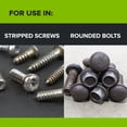 thumbnail image 5 of Greenworks 4-Piece Screw Extractor Set, #1-#4 Sizes, for Use with Impact and Drill Drivers, PA51106A1, 5 of 13