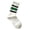 Black, variant on Retro Unisex Couple Striped Crew Socks Thick Lined Socks for Women Men Sporty Mid Calf Socks 1 Pack