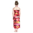 thumbnail image 2 of Girl Hawaiian Halter Dress in Red Sunset Size 8, 2 of 3