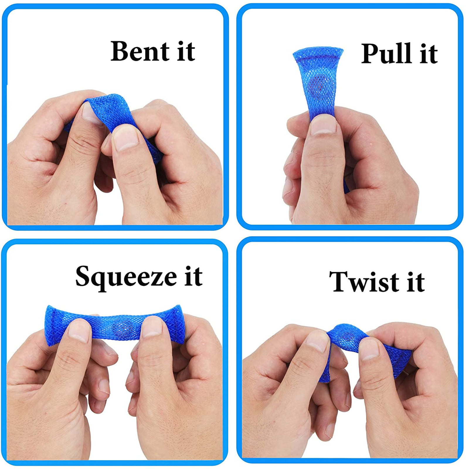 Fidget Toys Set Slide Push Squeeze Stress Relieve Anti-Anxiety  Mesh und Marmor 