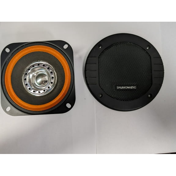 Sparkomatic 4" Automotive Replacement Speaker & Grille 4 Ohms @ 20 Watts