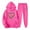 Hot Pink, variant on Hueook 2 Piece Sets for Women Dressy Women's Casual Printed Pocket Hoodie with Long Sleeves and Pants Set Orange L