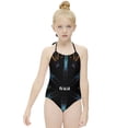thumbnail image 3 of Tool Band Rock Children's One-piece Swimwear Halterneck Swimsuit Summer Beach Girl's Bathing Suits Breathable Beachwear, 3 of 7