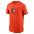 thumbnail image 2 of Men's Nike Orange Baltimore Orioles Fuse Large Logo T-Shirt, 2 of 3