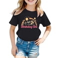 thumbnail image 1 of MEZZALL T-Shirt Décontracté à Lettres pour Filles, Col Rond, Manches Courtes, 12-13 Ans, 1 of 3