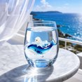 thumbnail image 7 of JWZZYD Artisanal Blue Ringed Octopus Glassware, Octopuses Stemless Wine Glasses, Handcrafted Marine Animal Bar Glass, Clear Decorative Drinkware for Home Bar Kitchen, Ocean Lovers(Ghost Whale-A), 7 of 7