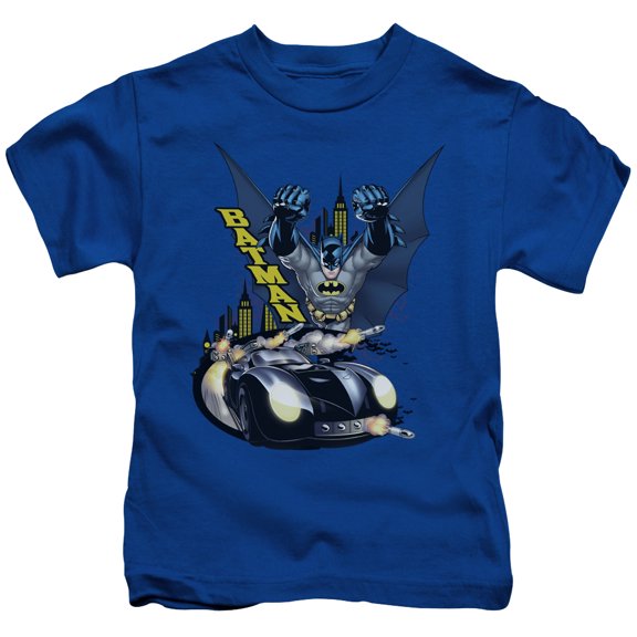 Batman - By Air & By Land - Juvenile Short Sleeve Shirt - 5/6