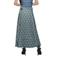 thumbnail image 4 of Moomaya Printed Rayon Skirt Wrap Style Plus Size Skirt Summer Wear Clothing, 4 of 6