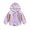 Purple, variant on Toddler Baby Girls Zipper Corduroy Coat Oversized Long Sleeve Windbreaker Hooded Sweatshirt Jacket
