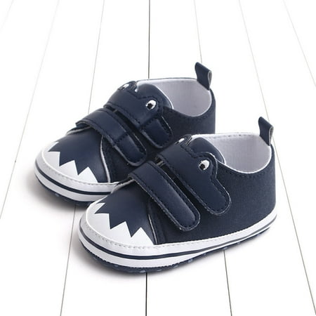 

LYCAQL Spring and Summer Children Baby Toddler Shoes Boys and Girls Flat Bottom Light and Comfortable Toddler Shoes Size 8 Boys (BU2 4 )