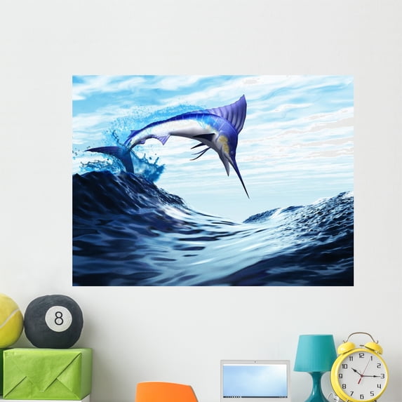 Jump Wall Mural by Wallmonkeys Peel and Stick Graphic (48 in W x 36 in H) WM190529