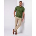 thumbnail image 4 of Real Essentials 3 Pack: Men's Short Sleeve Golf Polo Casual Workout Sports Moisture Wicking Collared Shirt (Big & Tall), 4 of 6