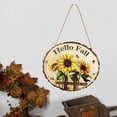 thumbnail image 2 of Vintage Otoño Madera Colgar coración Perchas Flor Zulema Signo de la puerta delantera, 2 of 7