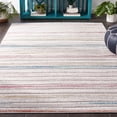 thumbnail image 3 of SAFAVIEH Cabana Noelle Indoor/Outdoor Area Rug, Red/Aqua/Ivory, 5' x 8', 3 of 11