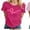 Sky Blue, variant on IMENGL Short Sleeve T-Shirts for Women Casual Breast Cancer Awareness Ribbon Print Tee Comfortable Round Neck Daily Loose Basic Women's Short Sleeve Top,M-XXXL