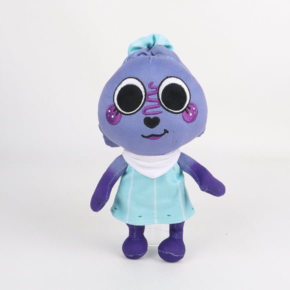 Dandy's World Purple Yatta Plush Toy, 9.8" Soft Stuffed Character Doll, Horror Game Collectible Plushie for Kids & Fans Birthday Halloween Gift