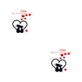 thumbnail image 4 of jesticaly Cat Light Switch Sticker Decal Vinyl Art Wall Sticker Lightswitch Black Kitten 1pcs #2 2Set, 4 of 6